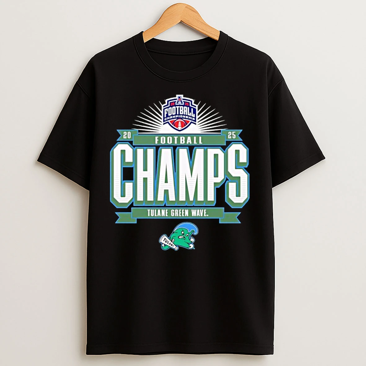 Classic Tulane American Conference Champions 2025 Logo T Shirts