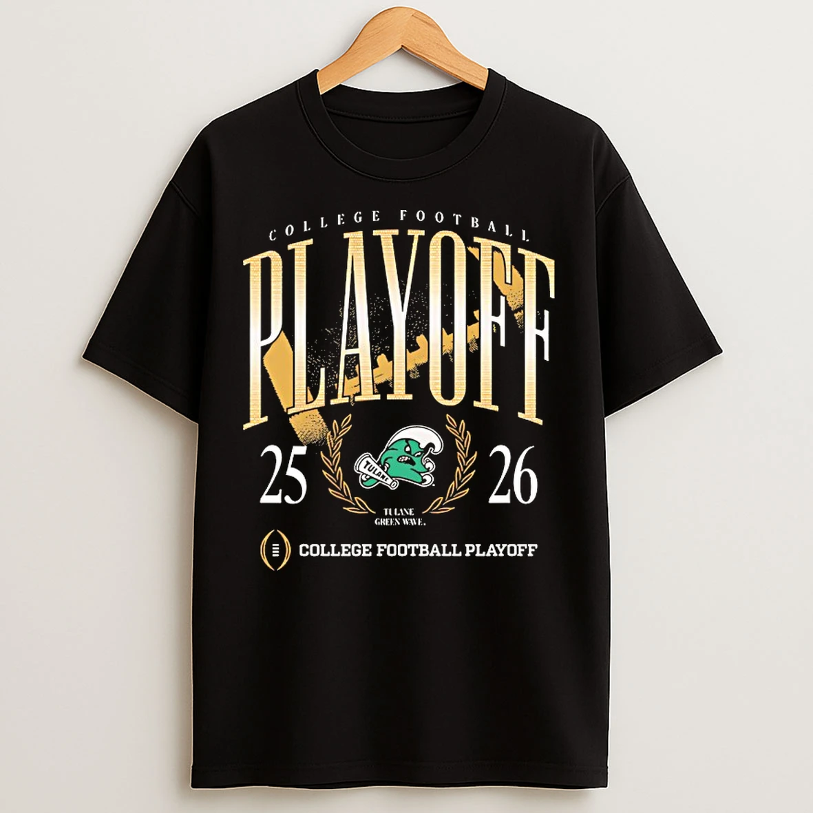 Classic Tulane Green Wave 25 26 College Football Playoff College Football Playoff T Shirts