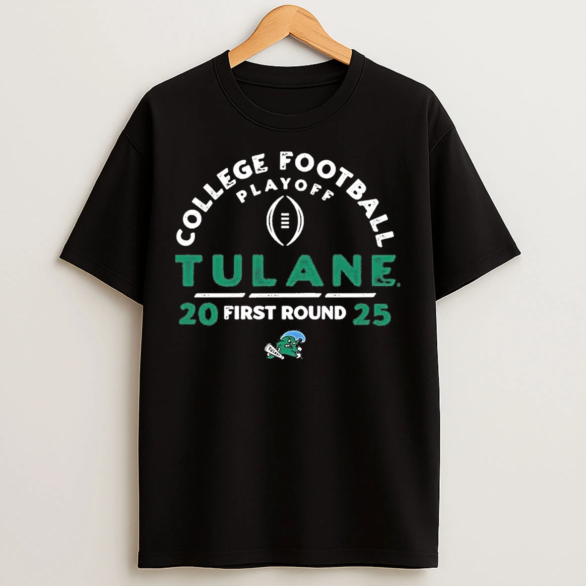 Classic Tulane Green Wave Cfp First Round 2025 T Shirts