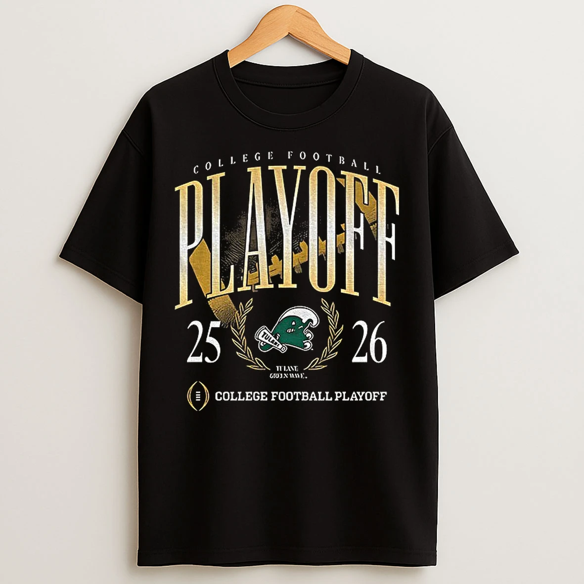 Classic Tulane Green Wave College Football Playoff 2025 2026 Game Day T Shirts