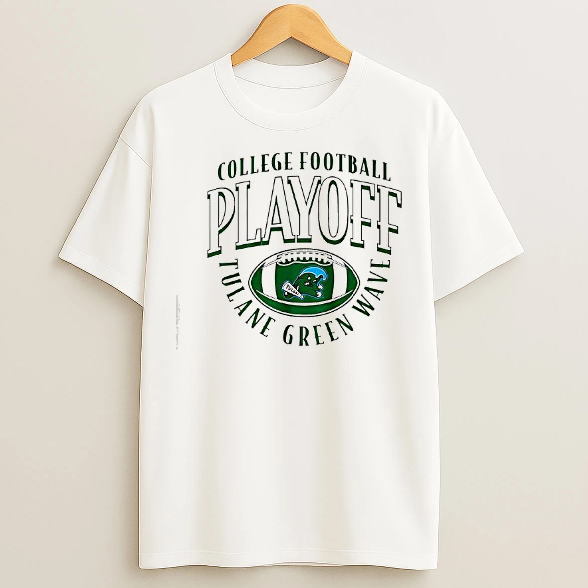 Classic Tulane Green Wave Football 2025 Cfp Curve T Shirts