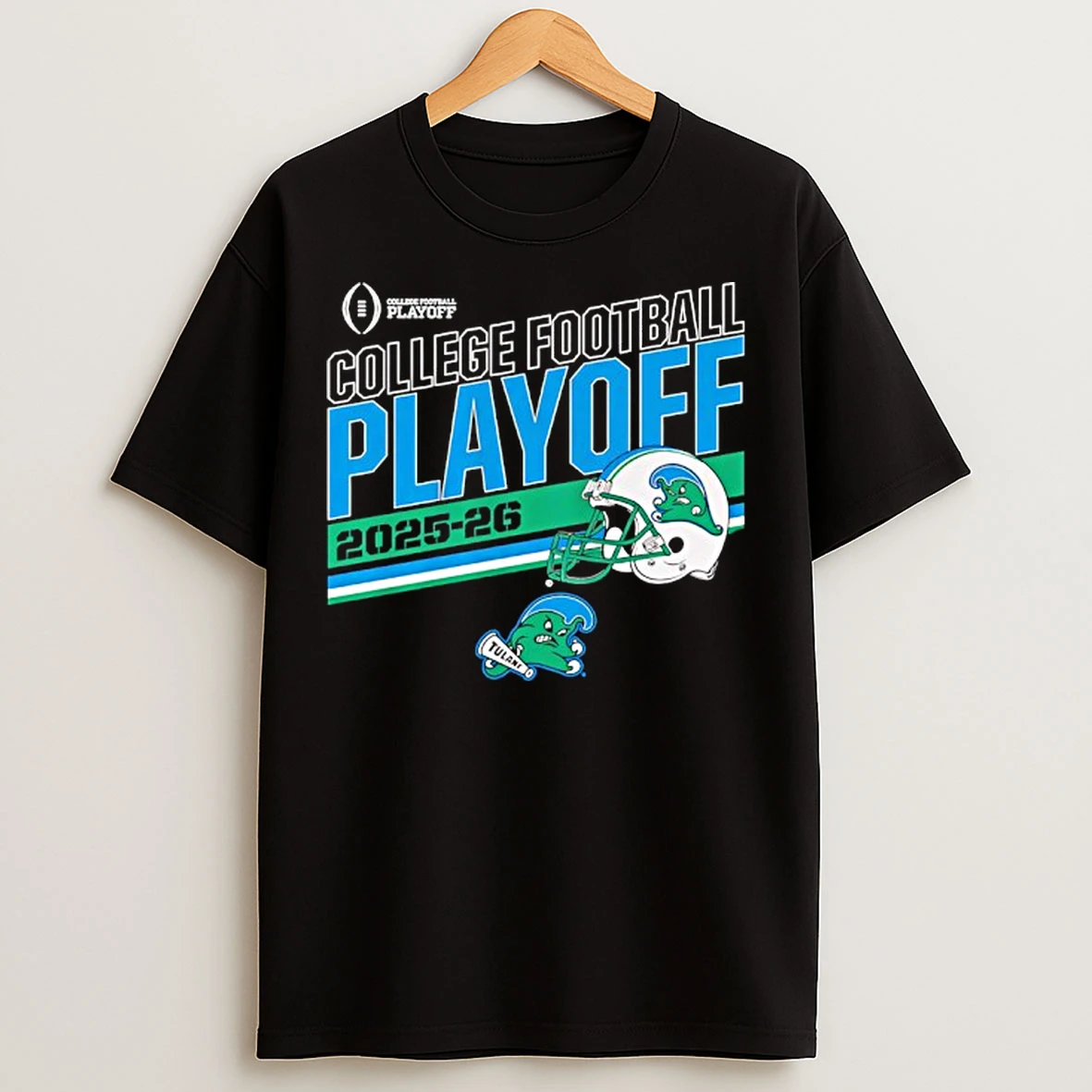 Classic Tulane Green Wave Football 2025 College Football Playoff T Shirts