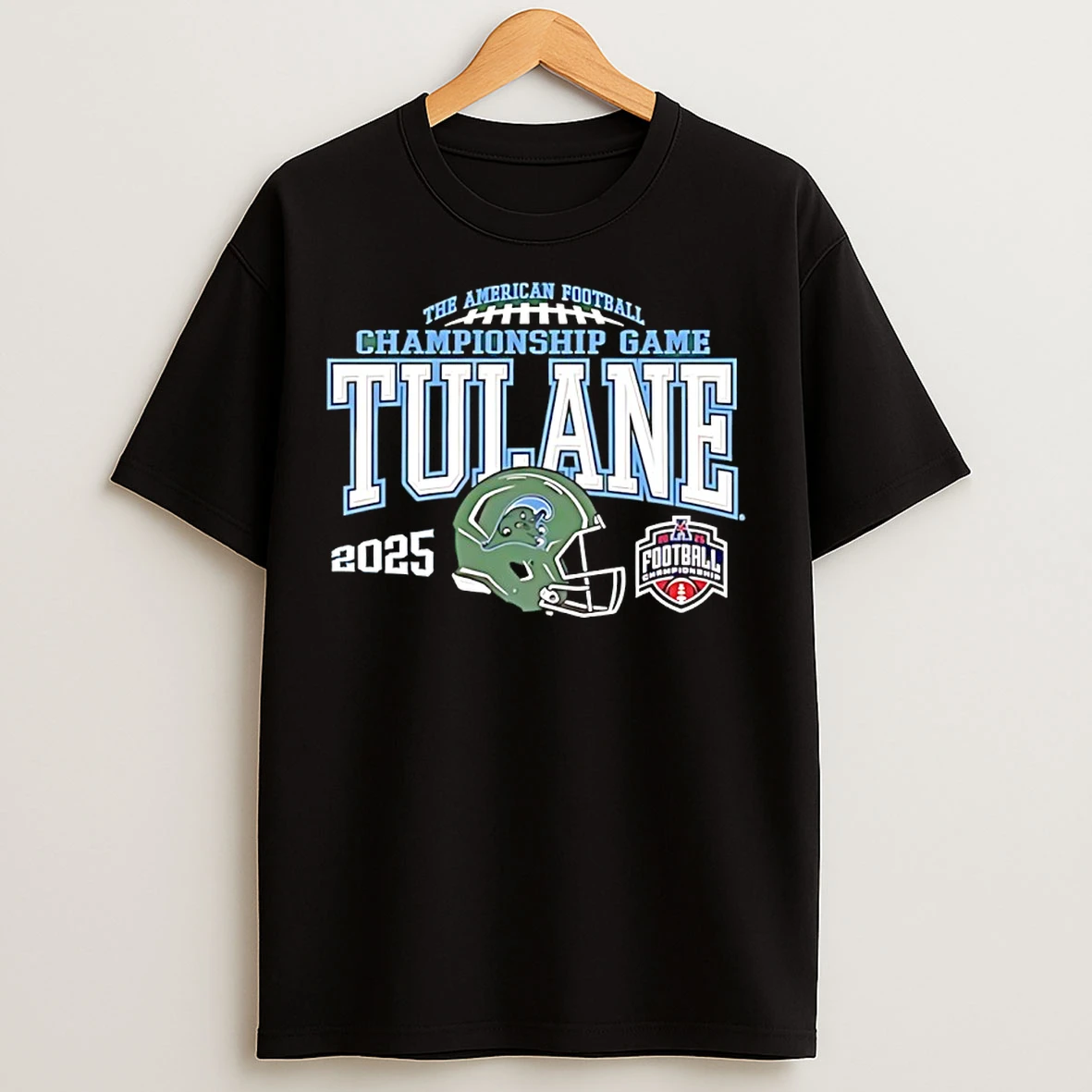 Classic Tulane Green Wave Green 2025 Acc Football Championship Game T Shirts