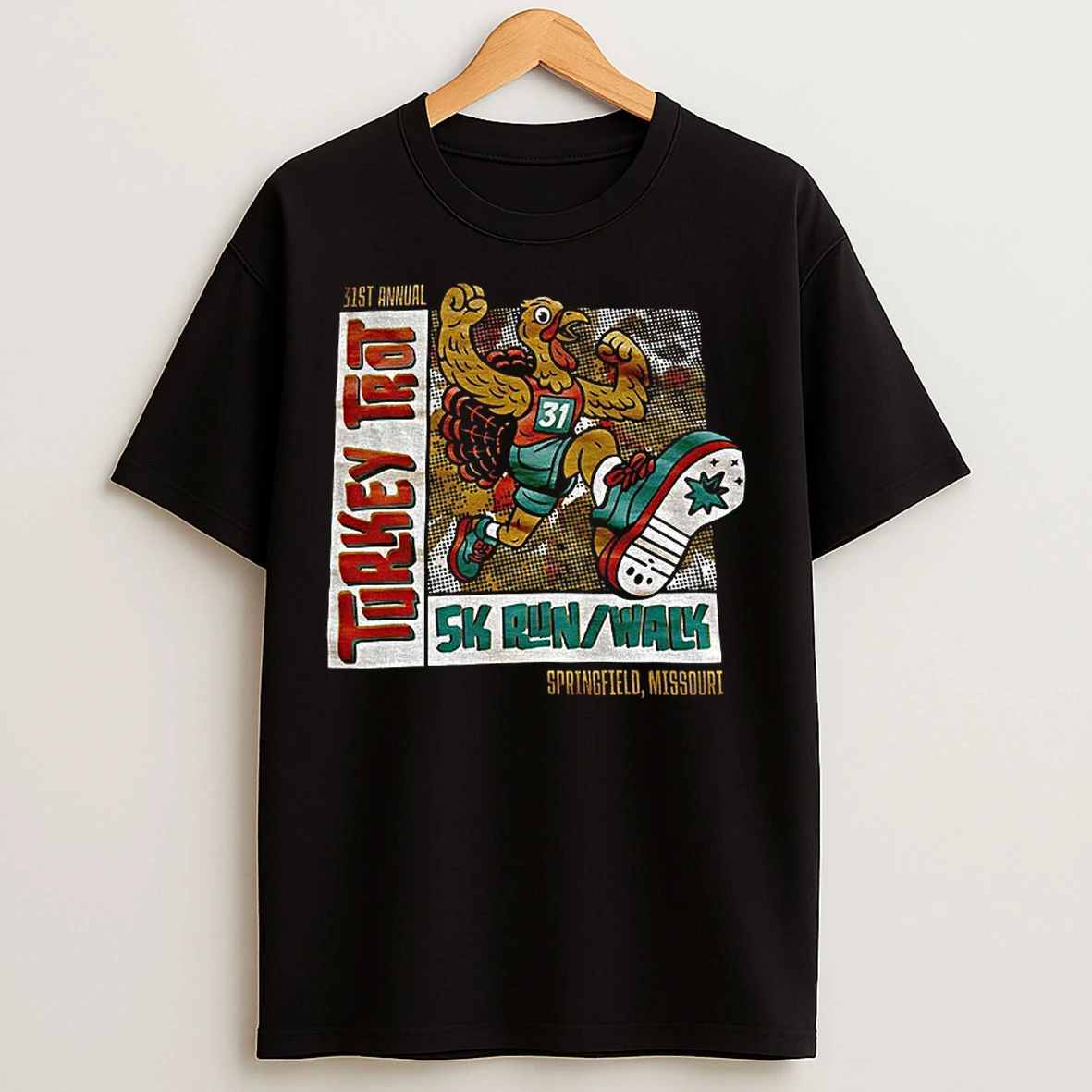 Classic Turkey Trot 5k Run Walk 31st Annual Happy Thanksgiving 2025 T Shirts