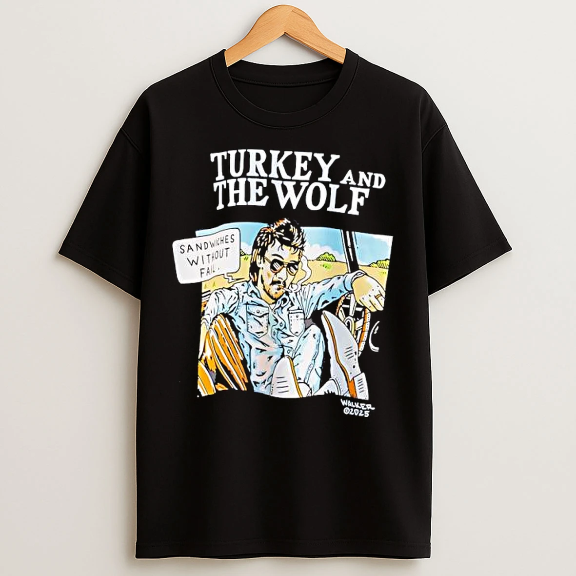 Classic Turkey And The Wolf Sandwich Revenge Graphic T Shirts