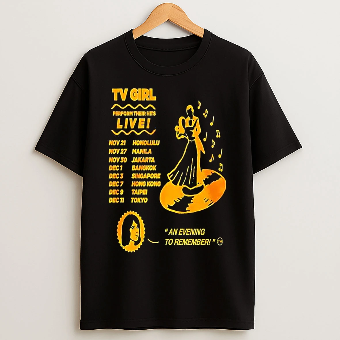Classic Tv Girl November December 2025 Tour 2025 T Shirts