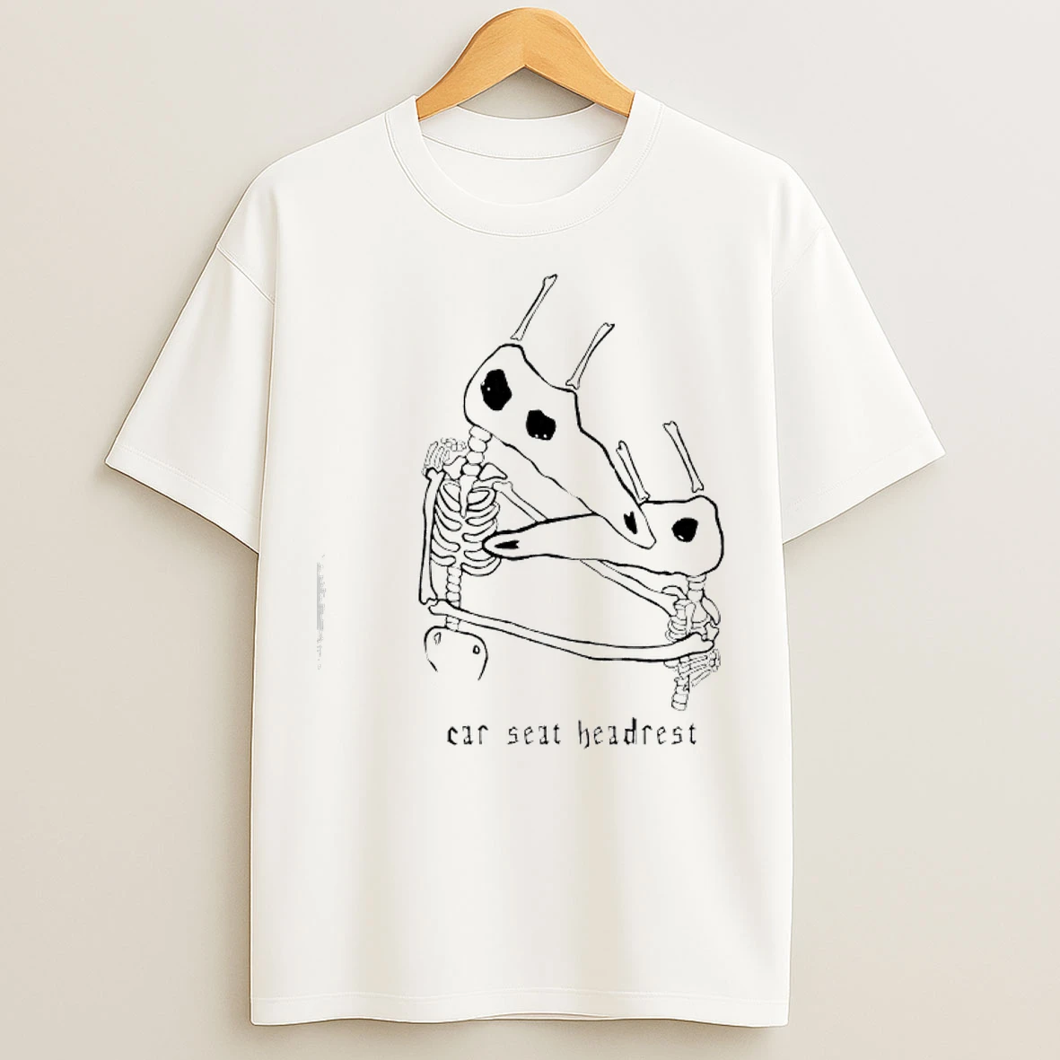 Classic Twin Fantasy Skeleton Car Seat Headrest T Shirts