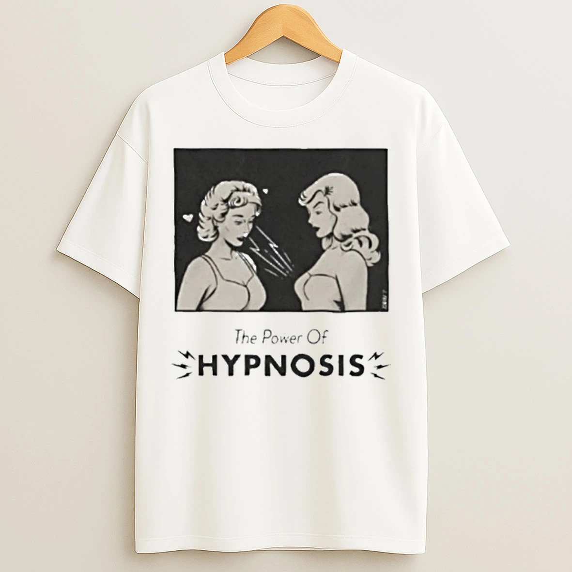 Classic Two Girls The Power Of Hypnosis T Shirts