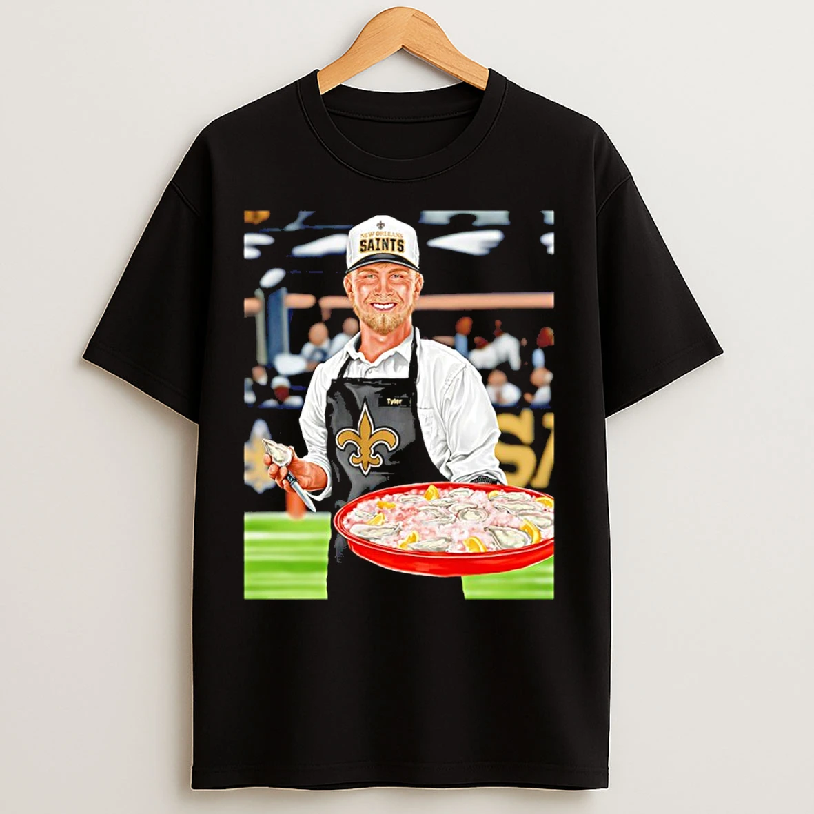 Classic Tyler New Orleans Saints Shough Serving Em Up T Shirts