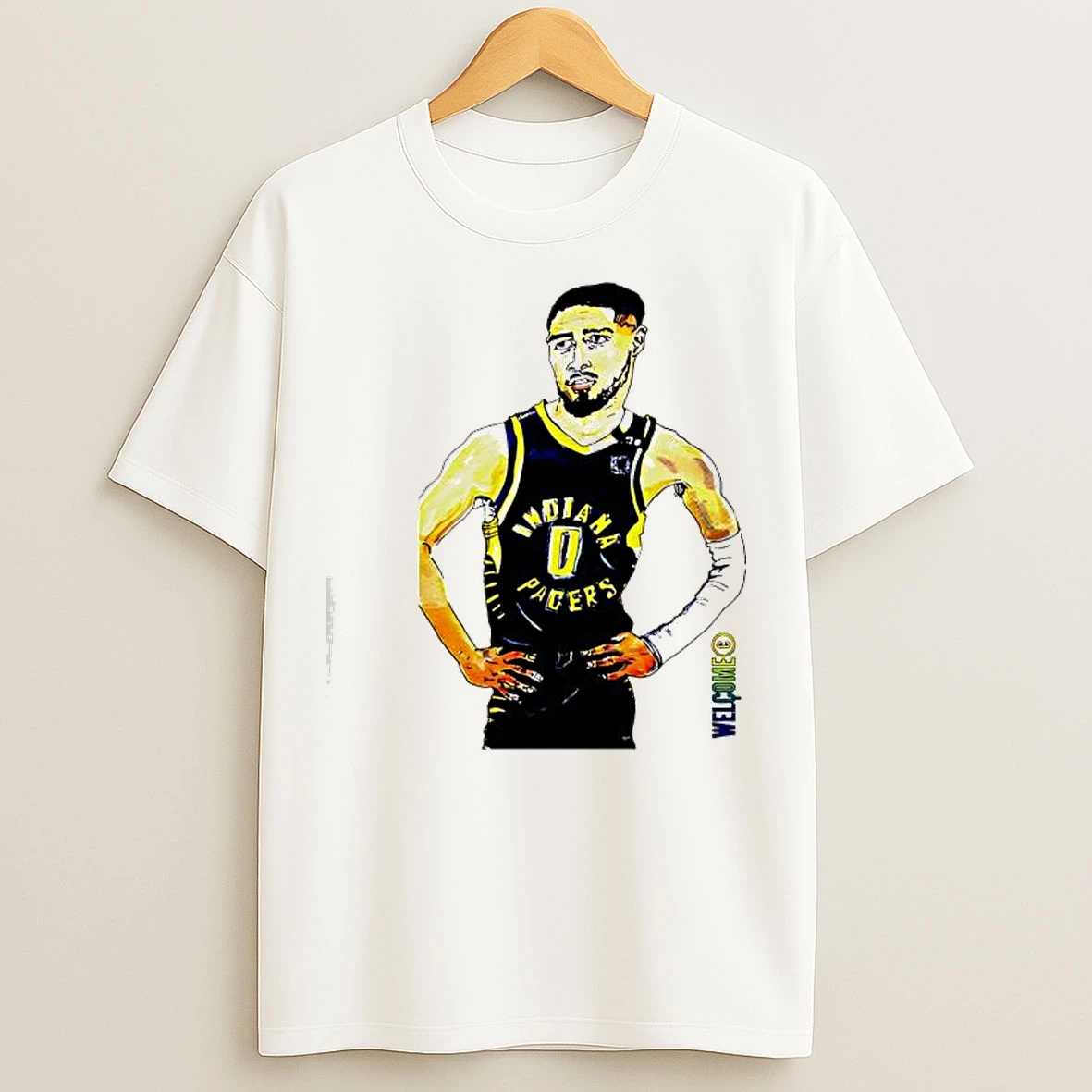 Classic Tyrese Haliburton Indiana Pacers Basketball Player Wall T Shirts