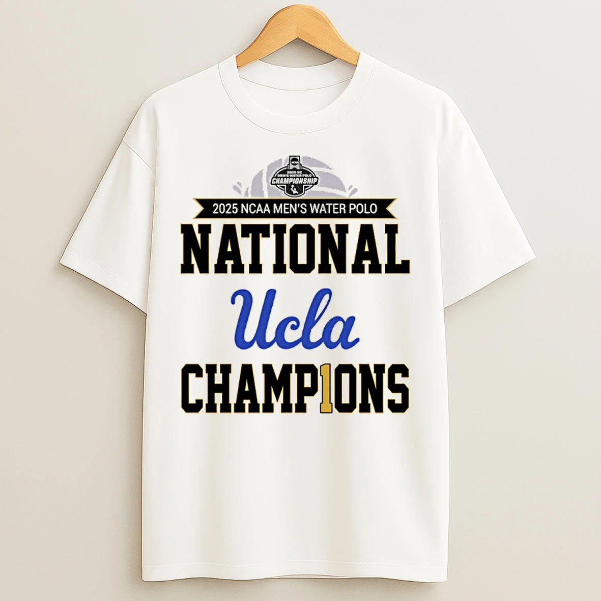 Classic Ucla Bruins 2025 Ncaa Mens Water Polo National Champions Locker Room T Shirts