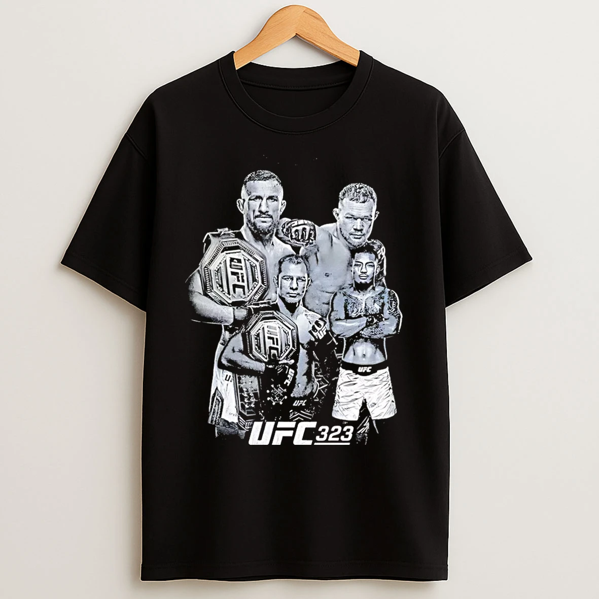 Classic Ufc 323 Event Player Collage Christmas T Shirts