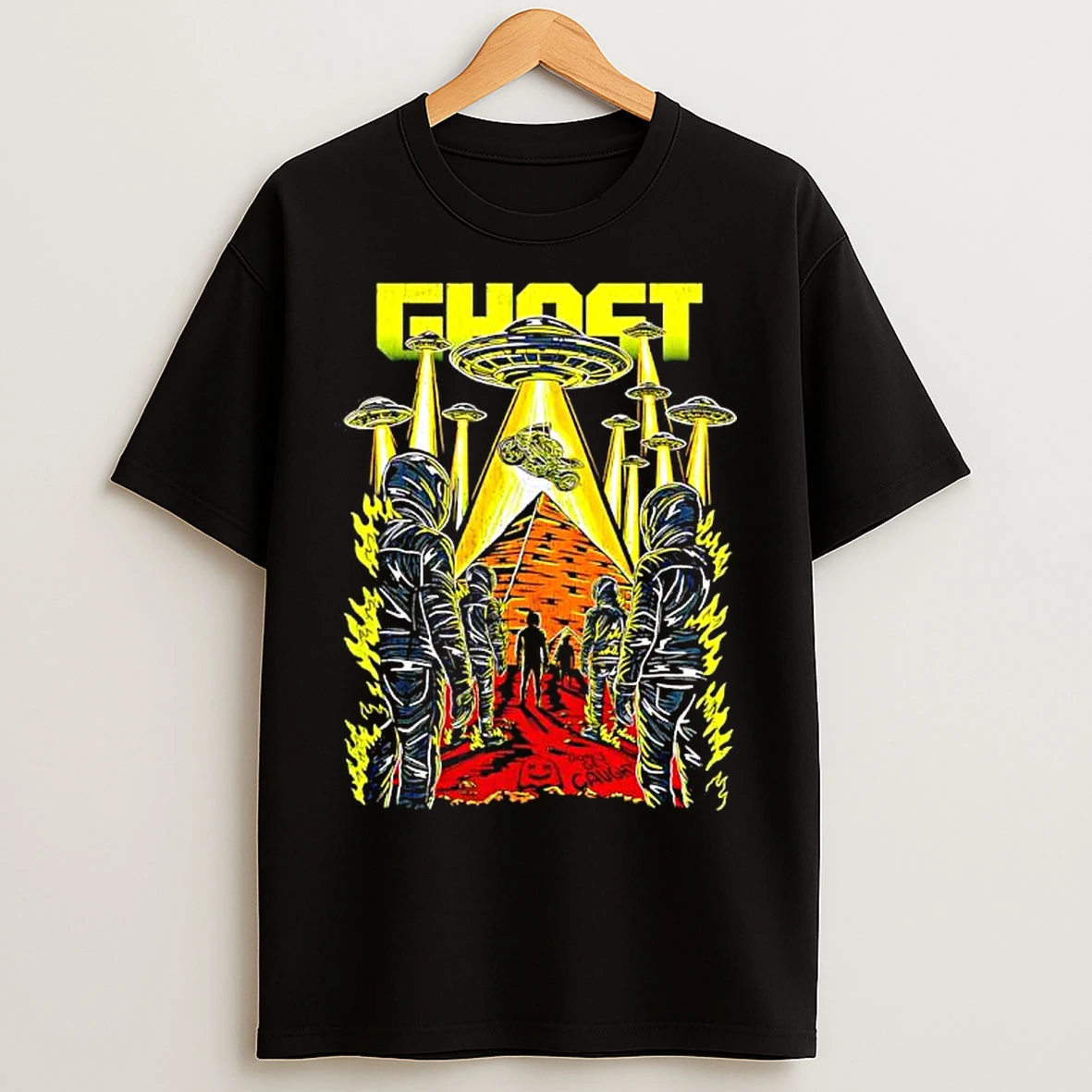 Classic Ufo Abduction Ghost Dont Get Caught T Shirts