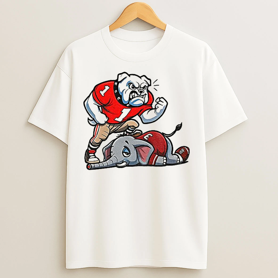 Classic Uga Bulldogs Vs Alabama Rivalry Georgia Beats Bama Sec Champions Graphic T Shirts