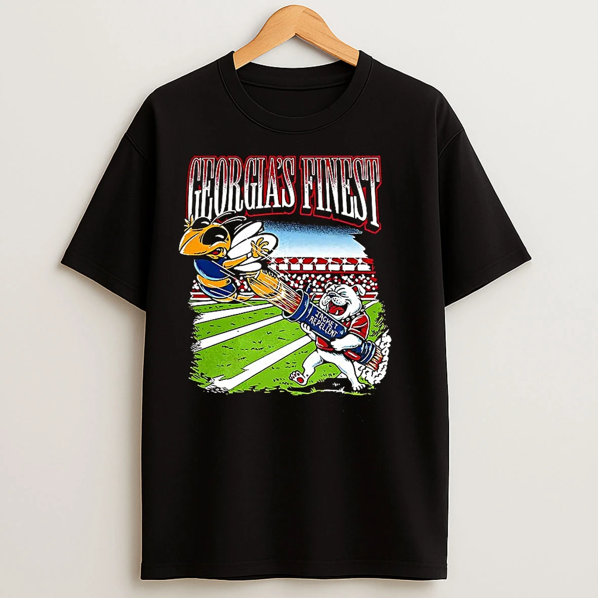 Classic Uga Vs Georgia Tech Yellow Jackets Geor Gias Finest T Shirts