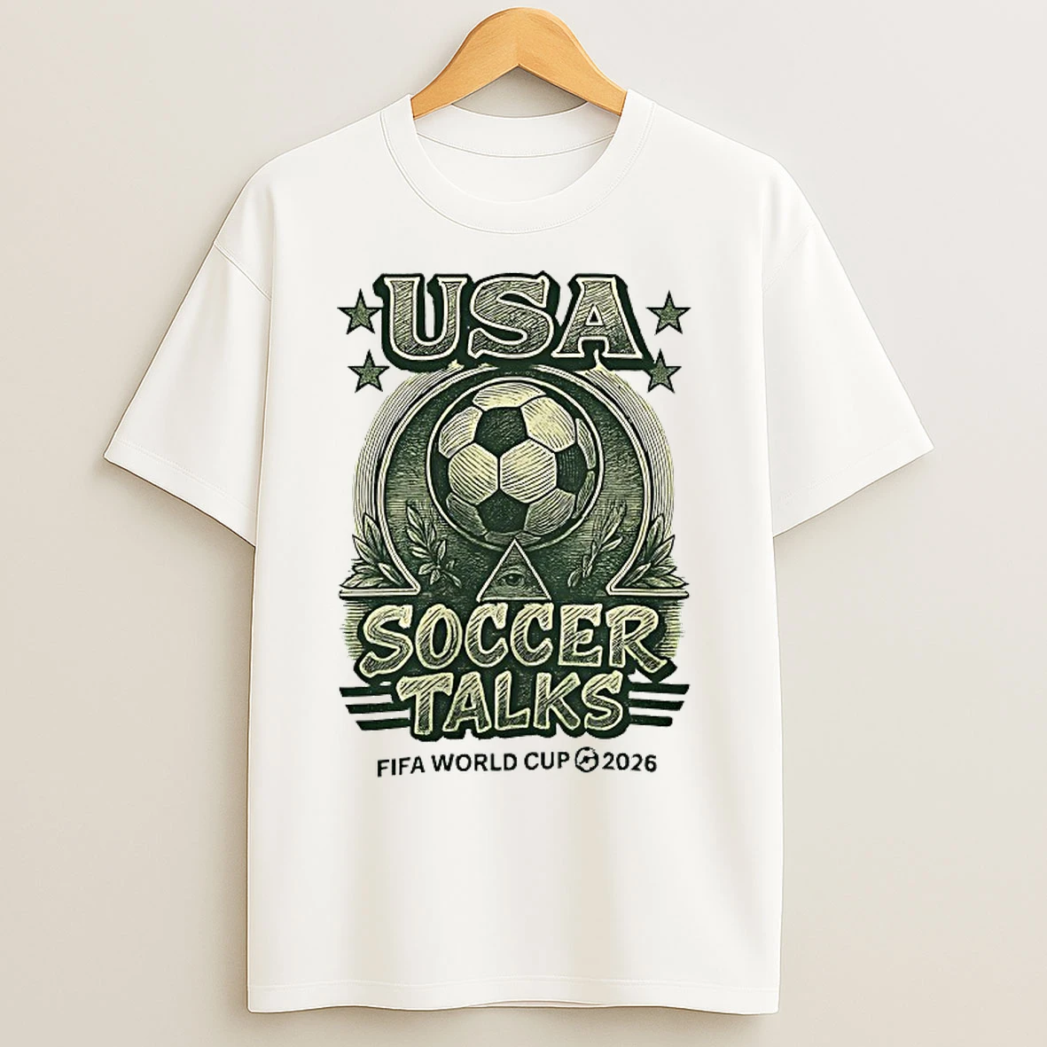 Classic Usa Soccer Talks Fifa World Cup 2026 T Shirts