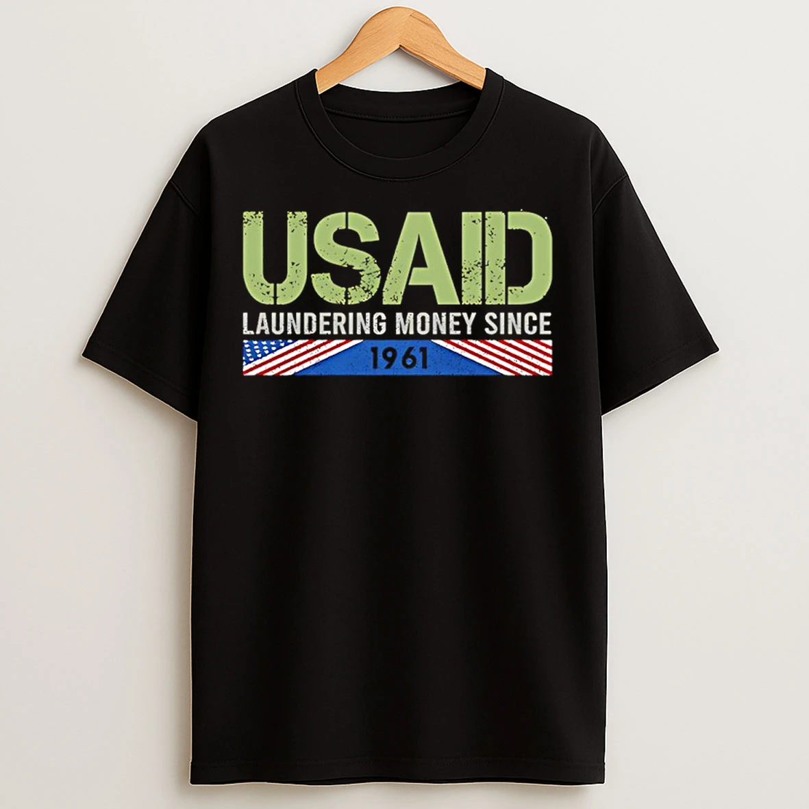 Classic Usaid Satire Laundering Money Since 1961 T Shirts