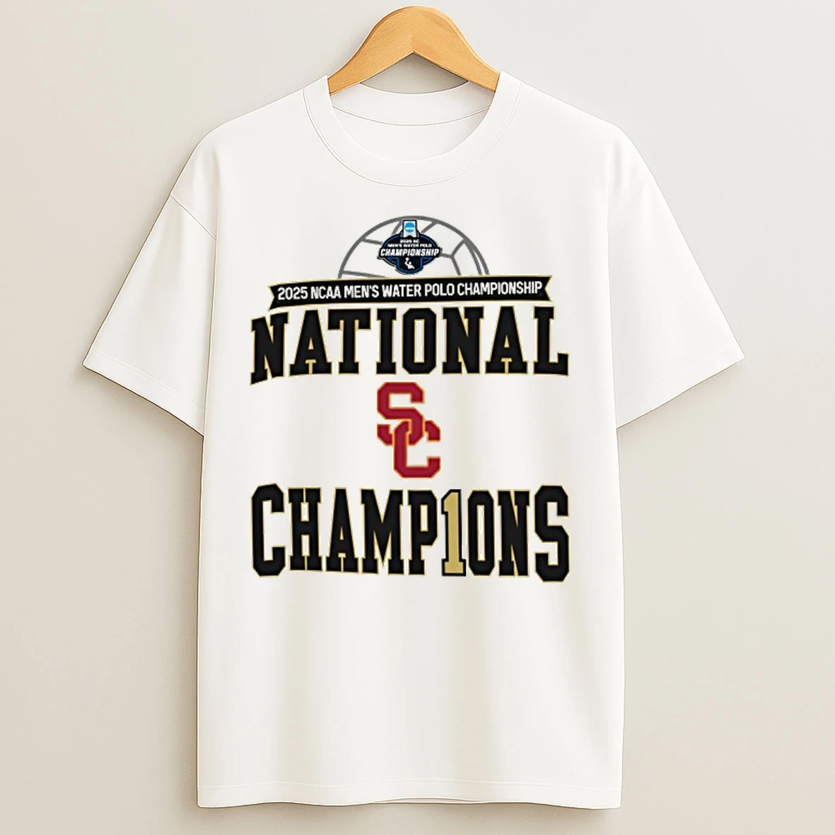 Classic Usc Trojans 2025 Ncaa Mens Water Polo National Champions T Shirts