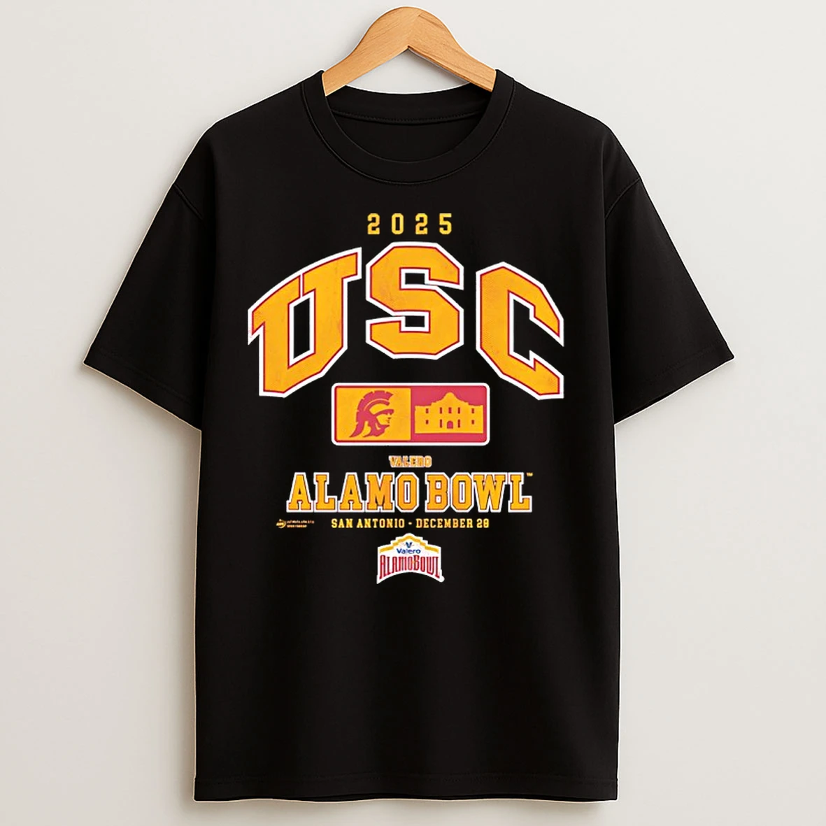 Classic Usc Trojans 2025 Valero Alamo Bowl T Shirts