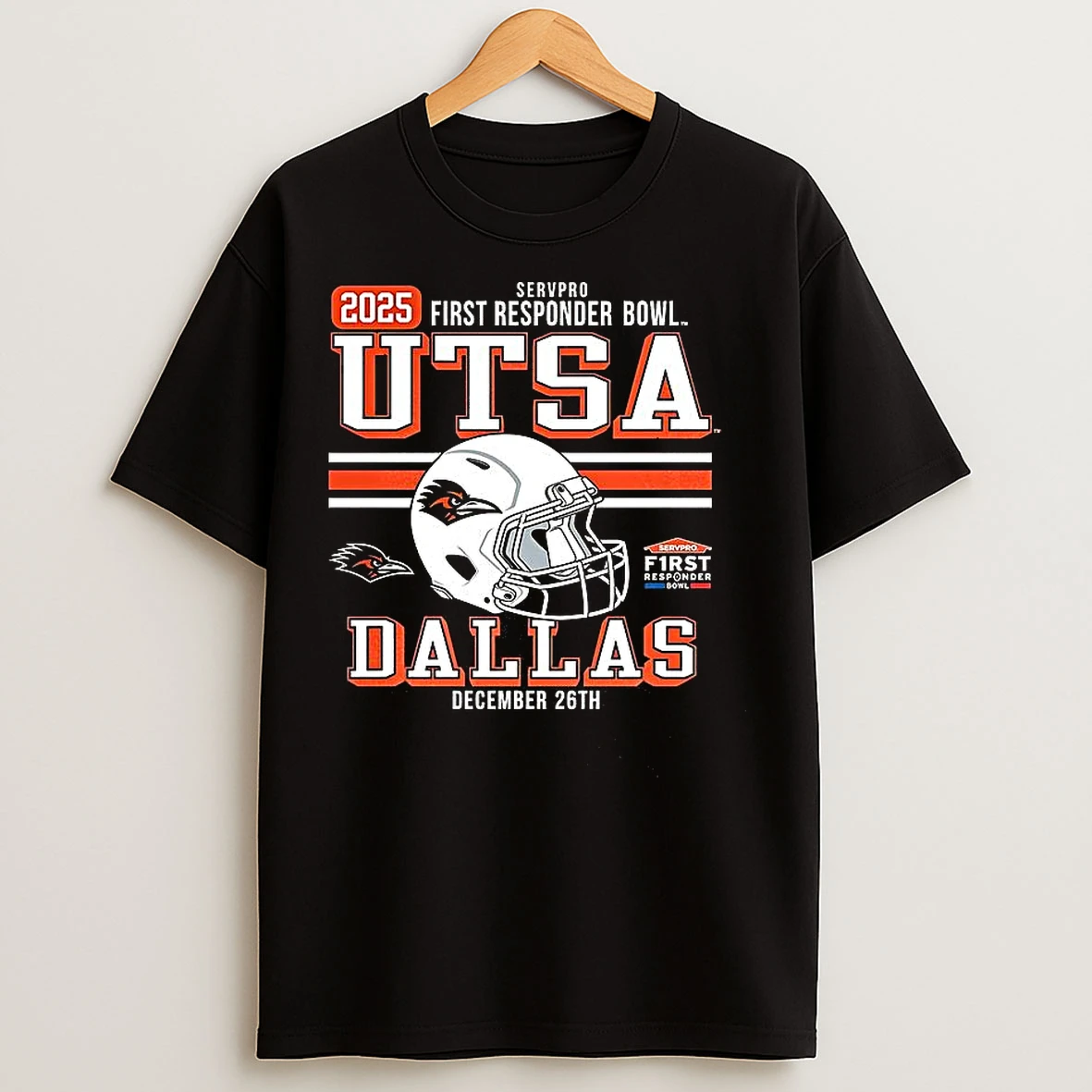 Classic Utsa Roadrunners 2025 First Responder Bowl Bound T Shirts