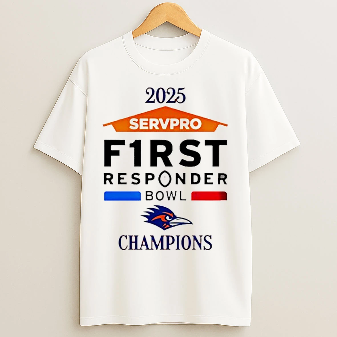 Classic Utsa Roadrunners 2025 First Responder Bowl Champions Classic T Shirts
