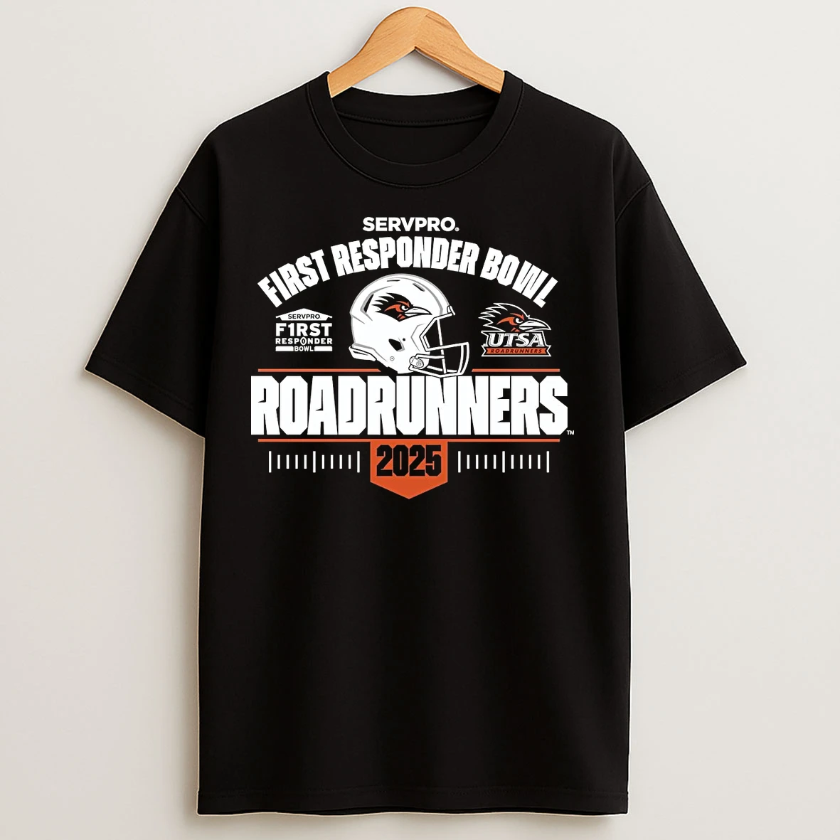Classic Utsa Roadrunners 2025 First Responder Bowl Helmet T Shirts