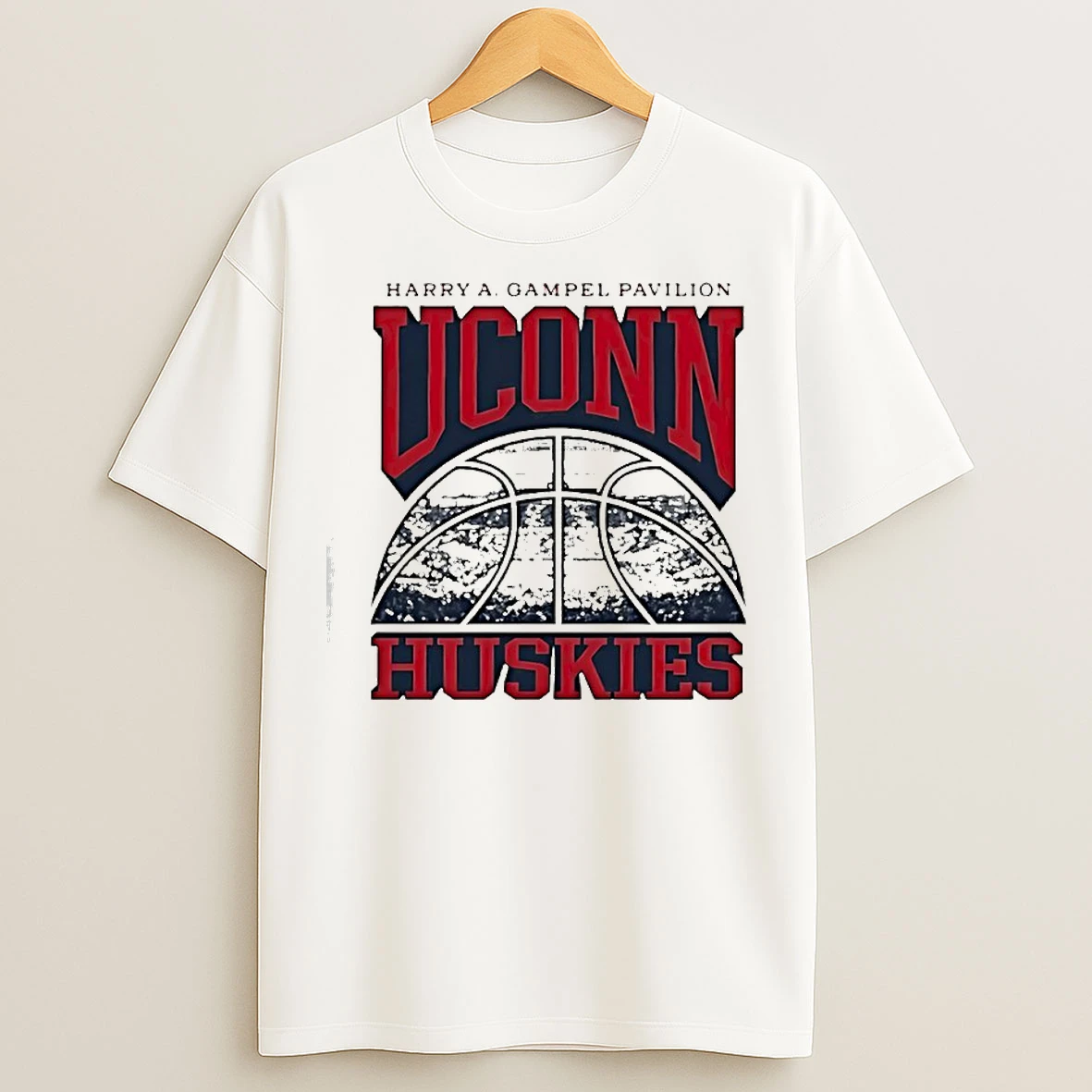 Classic Uconn Huskies Basketball Harry A Gampel Pavilion T Shirts