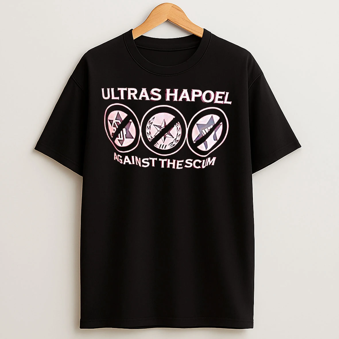 Classic Ultras Hapoel Against The Scum Graphic T Shirts