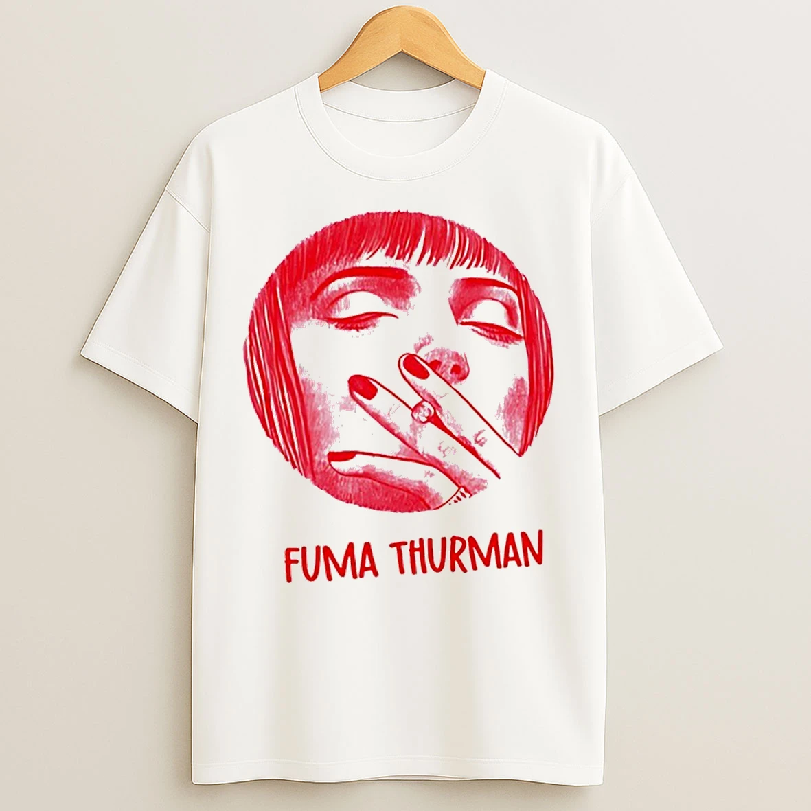 Classic Uma Thurman Smoking Kill Bill T Shirts