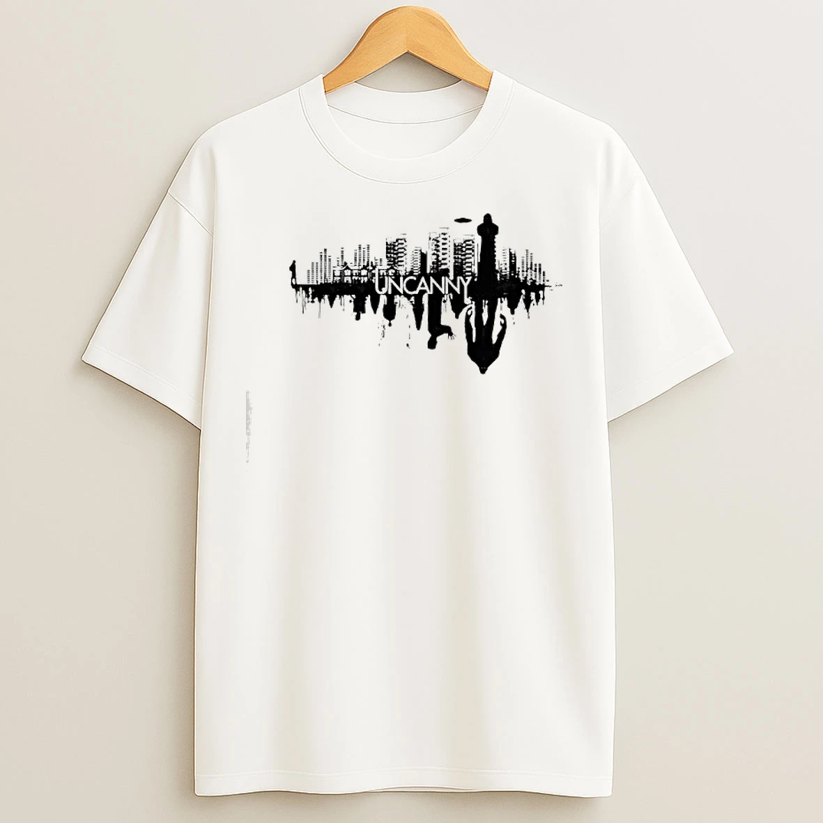 Classic Uncanny Cityscape Graphic T Shirts