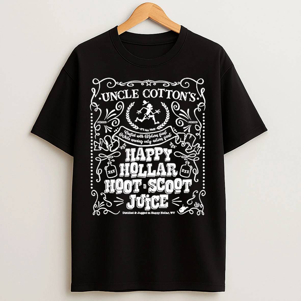 Classic Uncle Cottons Happy Hollar Hoot Scoot Juice T Shirts