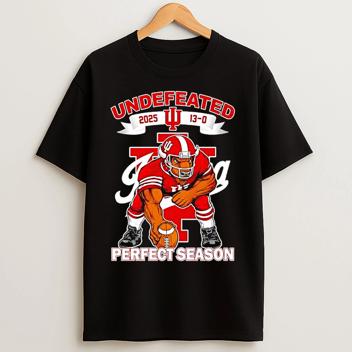 Classic Undefeated Indiana Hoosiers Football Mascot Perfet Season 2025 13 0 Score T Shirts