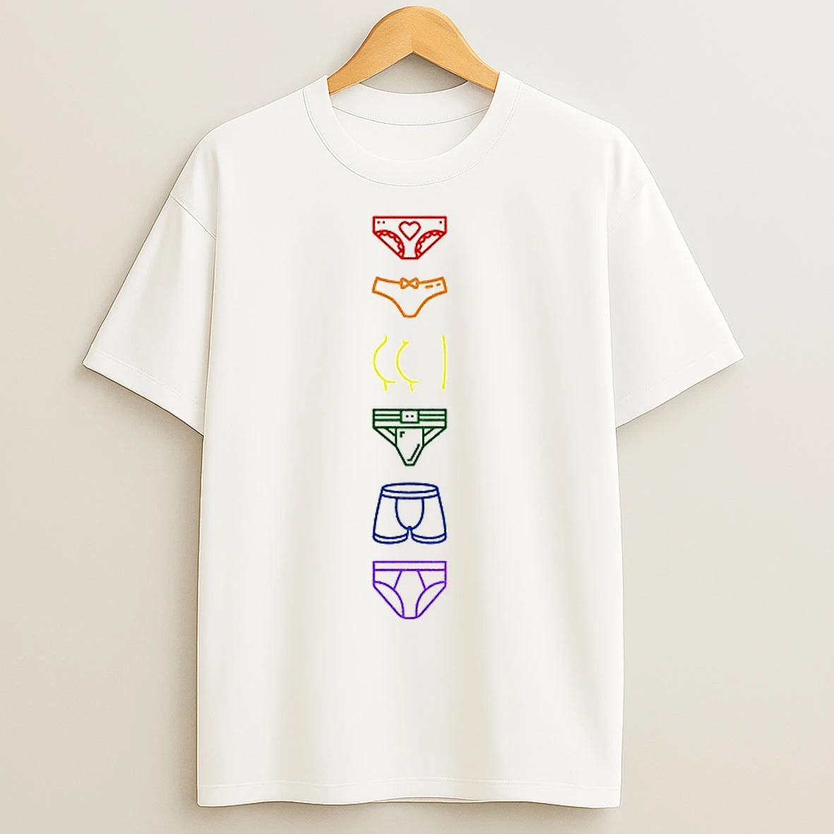 Classic Underwear Gay Pride Month Lgbt T Shirts