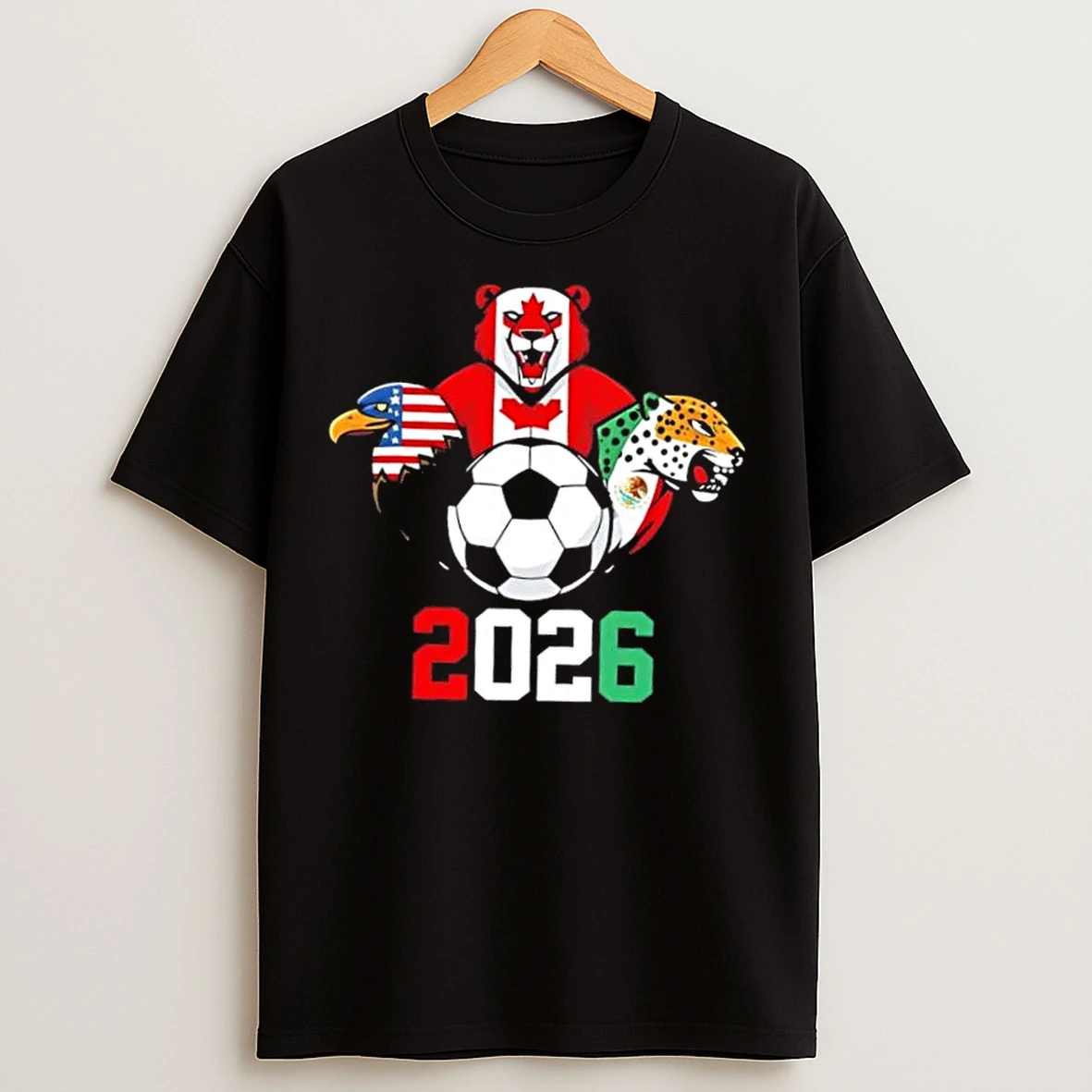 Classic United 2026 Soccer North America Tournament Mascots T Shirts