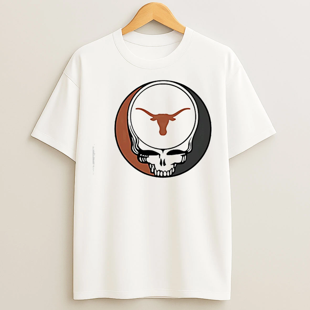 Classic University Of Texas And Grateful Dead Mashup Logo T Shirts