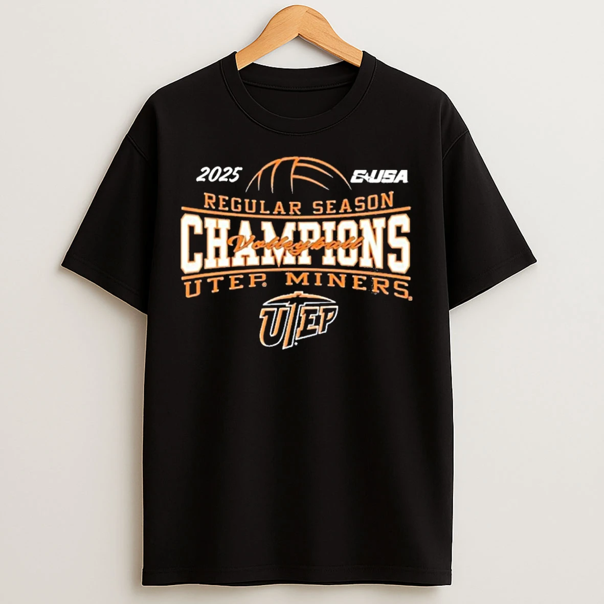 Classic Utep Miners 2025 Volleyball Regular Season Champions T Shirts