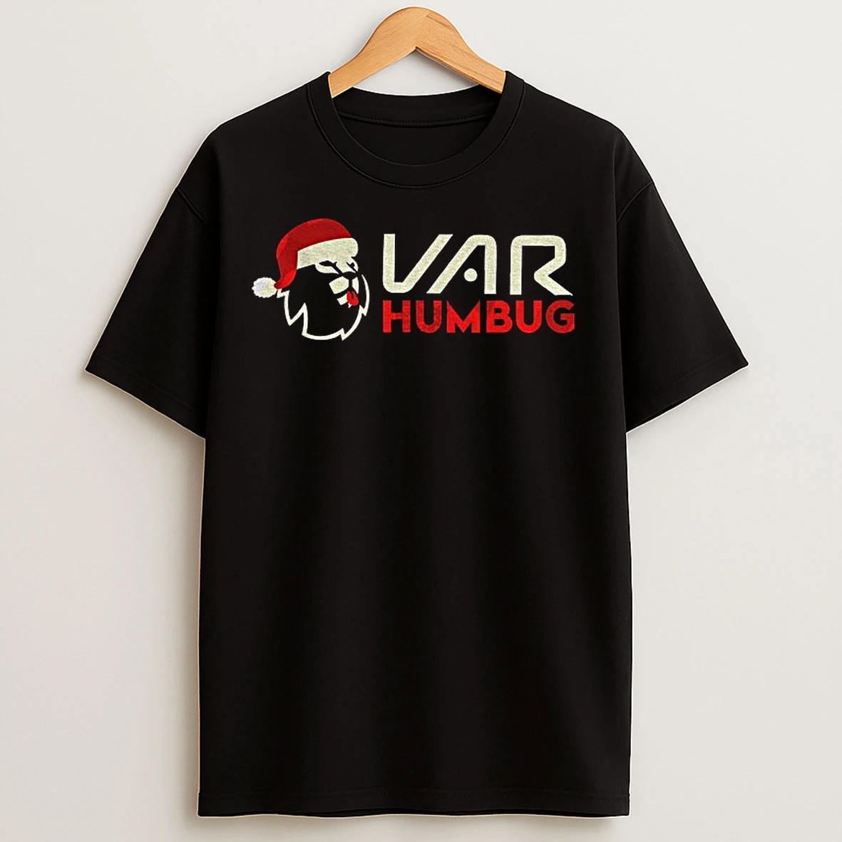 Classic Var Humbug Santa Hat Merry Christmas T Shirts