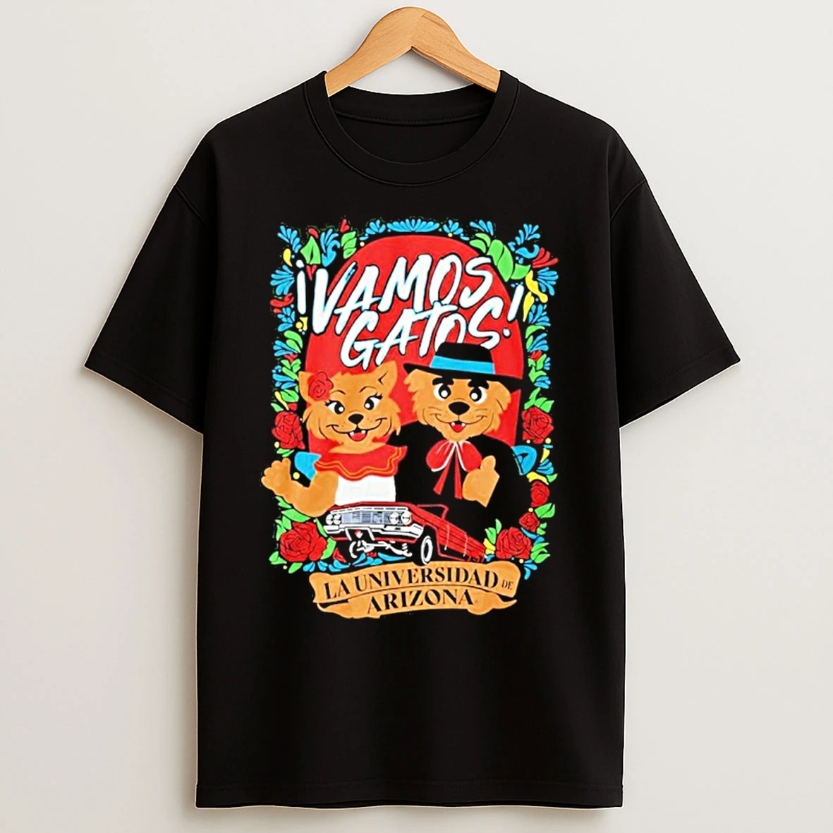Classic Vamos Gatos La Universidad De Arizona T Shirts