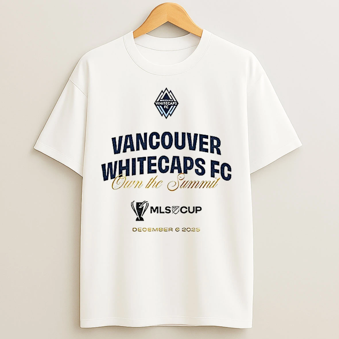 Classic Vancouver Whitecaps Fc Western Conference Own The Summit Mls Cup T Shirts