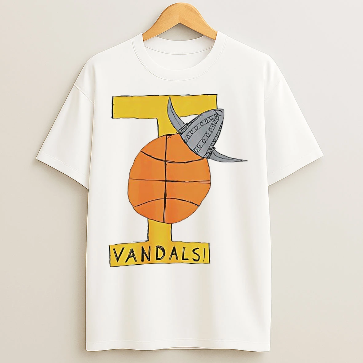 Classic Vandal Education Basketball T Shirts