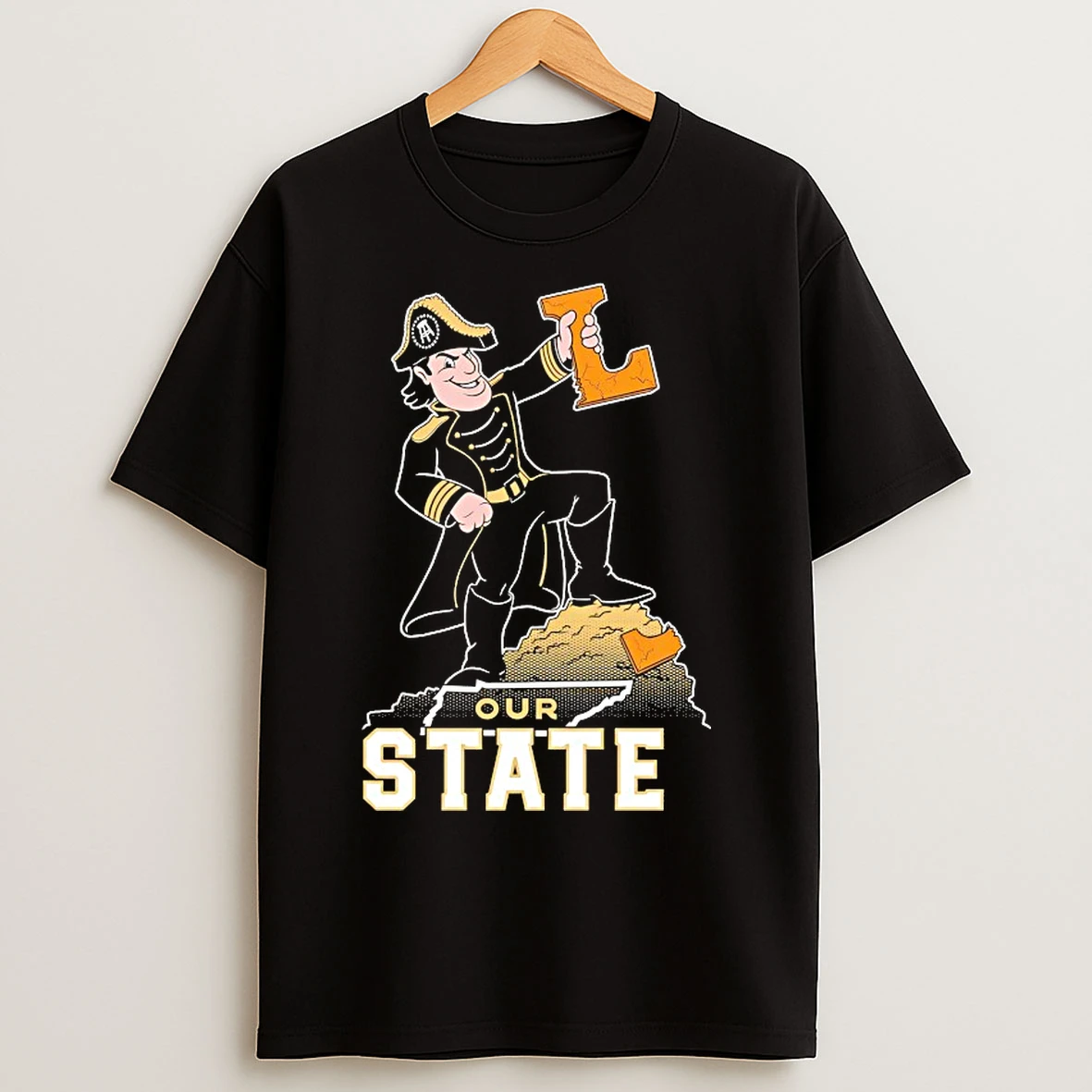 Classic Vanderbilt Commodores Mascot Our State T Shirts