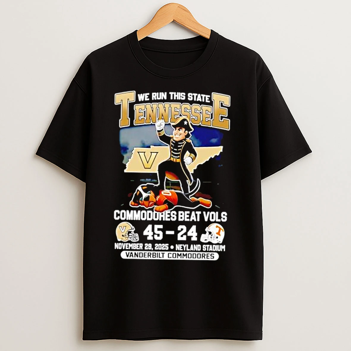 Classic Vanderbilt Commodores Beat Vols We Run This State Tennessee 2025 T Shirts