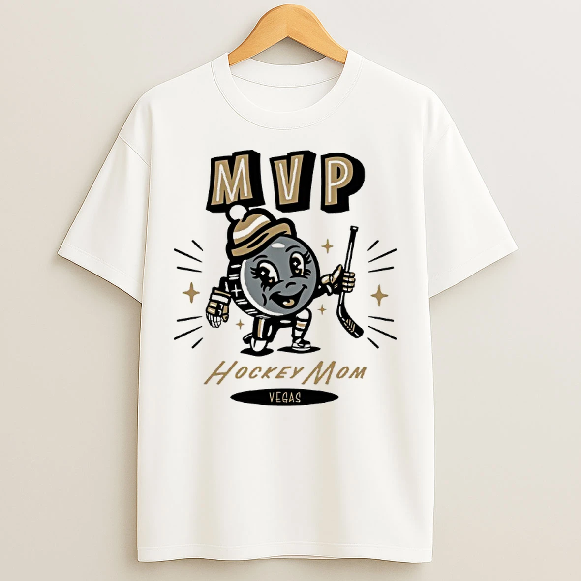 Classic Vegas Golden Knights 2025 Mvp Hockey Mom T Shirts