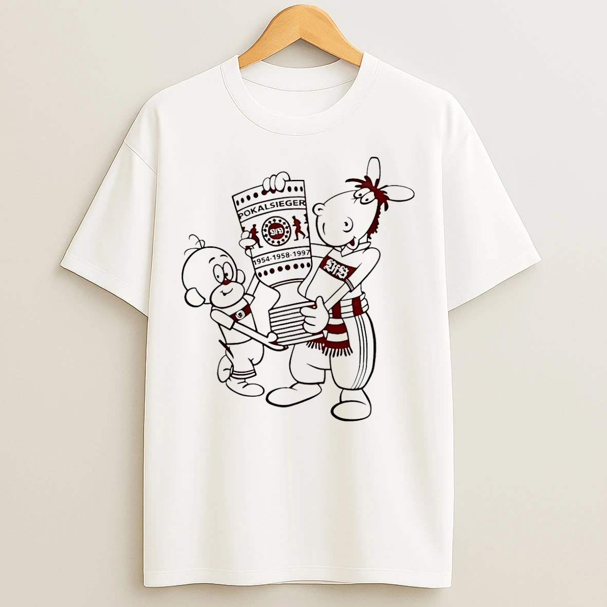 Classic Vfb Pokal Final Affle Und Pferdle T Shirts