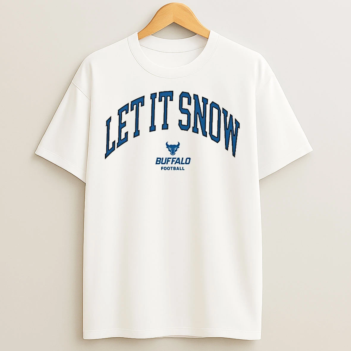 Classic Victor Snow Let It Snow Buffalo Bulls T Shirts