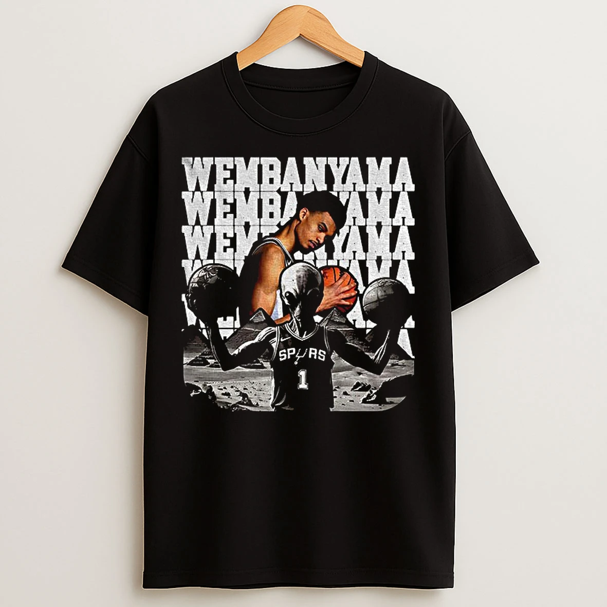 Classic Victor Wembanyama Alien San Antonio Spurs Nba Draft 2023 Basketball T Shirts