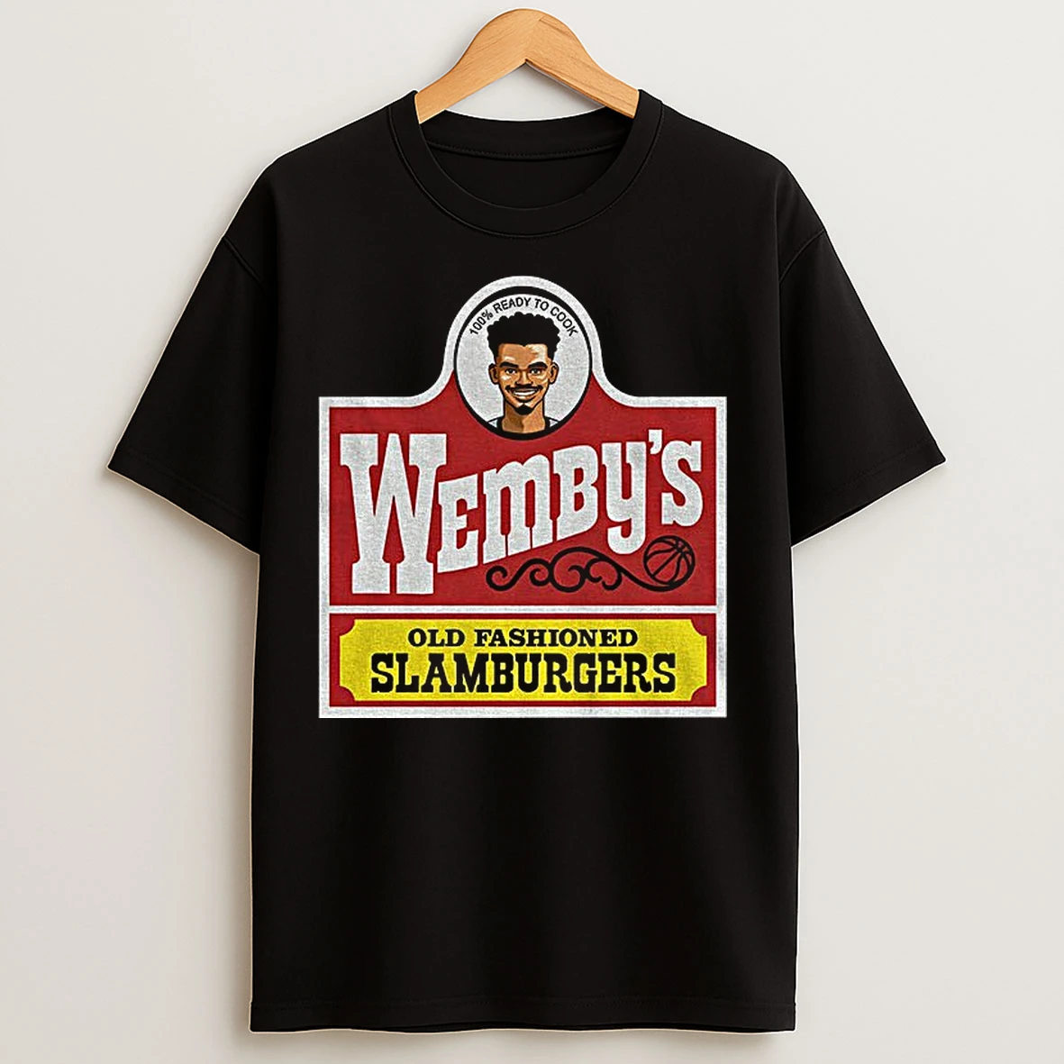 Classic Victor Wembanyama Wembys Old Fashioned Slamburgers 100 Ready To Cook T Shirts