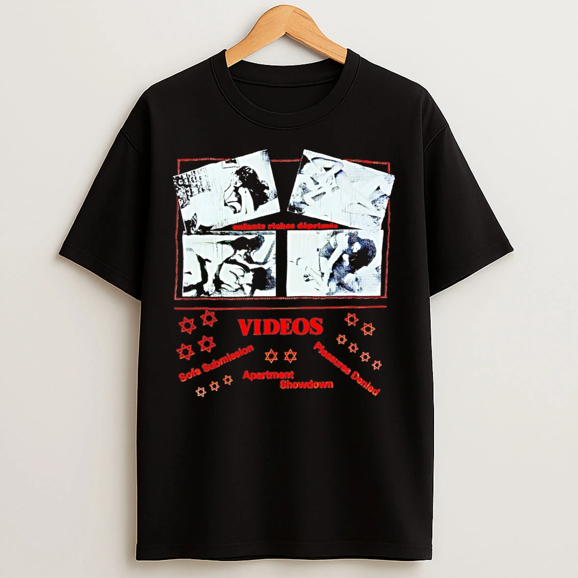 Classic Videos Sofa Submission Pleasures Denied Apartment Showdown T Shirts