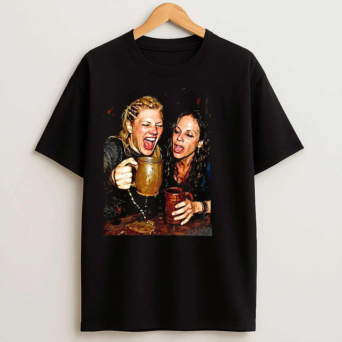 Classic Vikings Katheryn Winnick And Maude Hirst Toast T Shirts