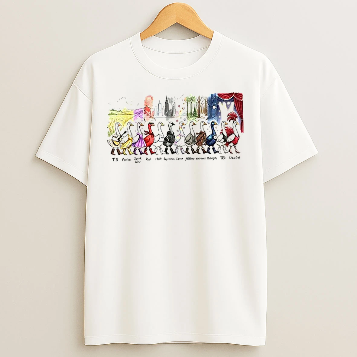 Classic Vintage Album Goose Swiftie T Shirts